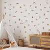 Peel & Stick Fabric Wall Stickers, Abstract Earth - Wall Décor - 1 - thumbnail
