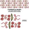 Peel & Stick Fabric Wall Stickers, Cherries - Wall Décor - 3