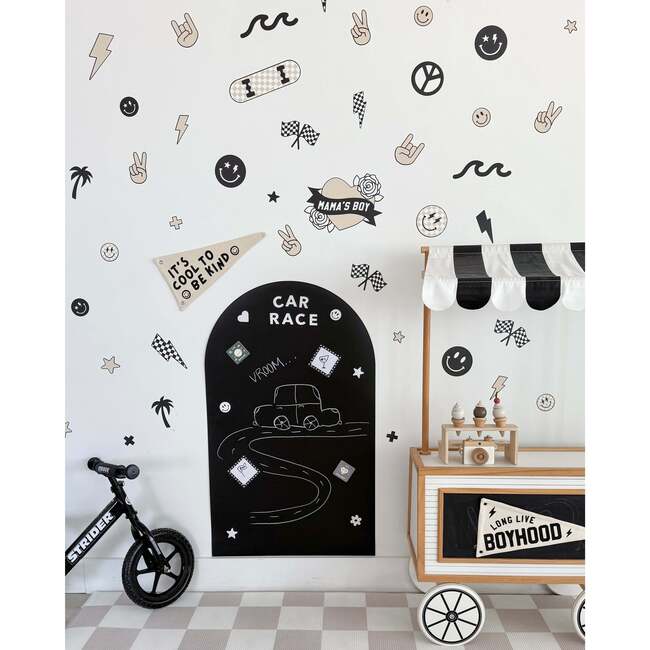 Peel & Stick Fabric Wall Stickers, Boyhood - Wall Décor - 2