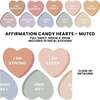 Peel & Stick Fabric Wall Stickers, Affirmation Hearts Muted - Wall Décor - 3