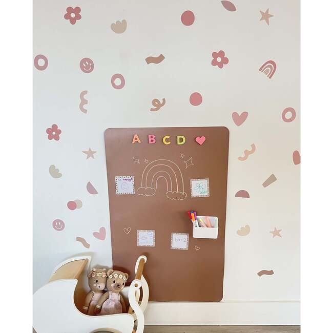 Peel & Stick Fabric Wall Stickers, Abstract Girly - Wall Décor - 3