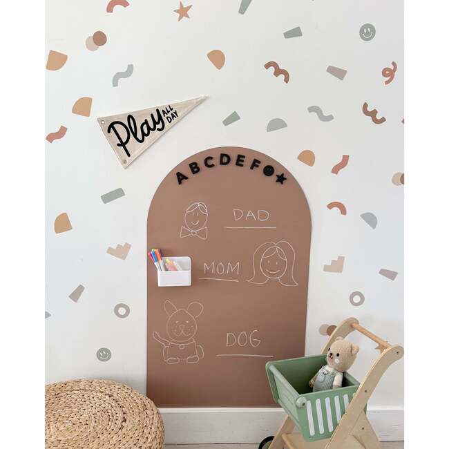 Peel & Stick Fabric Wall Stickers, Abstract Earth - Wall Décor - 2