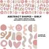 Peel & Stick Fabric Wall Stickers, Abstract Girly - Wall Décor - 4