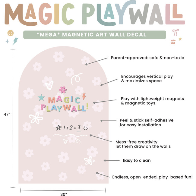 Mega Playwall, Daisy - Wall Décor - 2