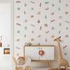 Peel & Stick Fabric Wall Stickers, Abstract Earth - Wall Décor - 3