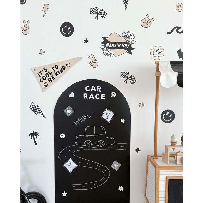 Peel & Stick Fabric Wall Stickers, Boyhood - Wall Décor - 5