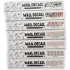 Peel & Stick Fabric Wall Stickers, Flowers - Wall Décor - 6