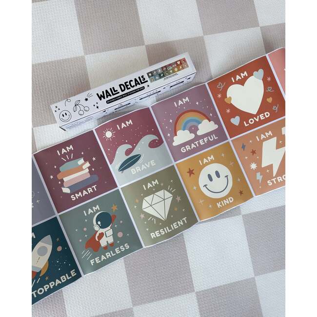 Peel & Stick Fabric Wall Stickers, Affirmation Squares - Wall Décor - 5