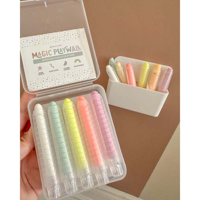 Bundle, 5pk Chalk + Magnetic Holder, Neon - Arts & Crafts - 3