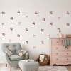 Peel & Stick Fabric Wall Stickers, Cherries - Wall Décor - 5