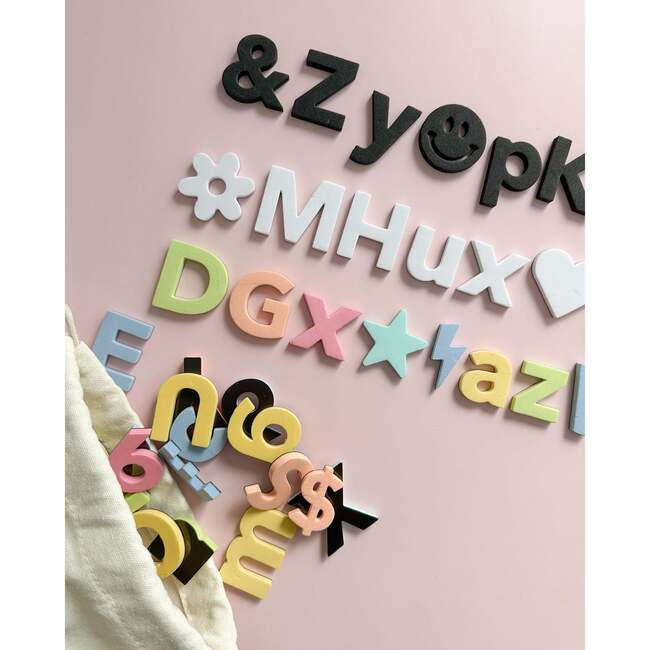 Magnetic Letters, Black - Developmental Toys - 3