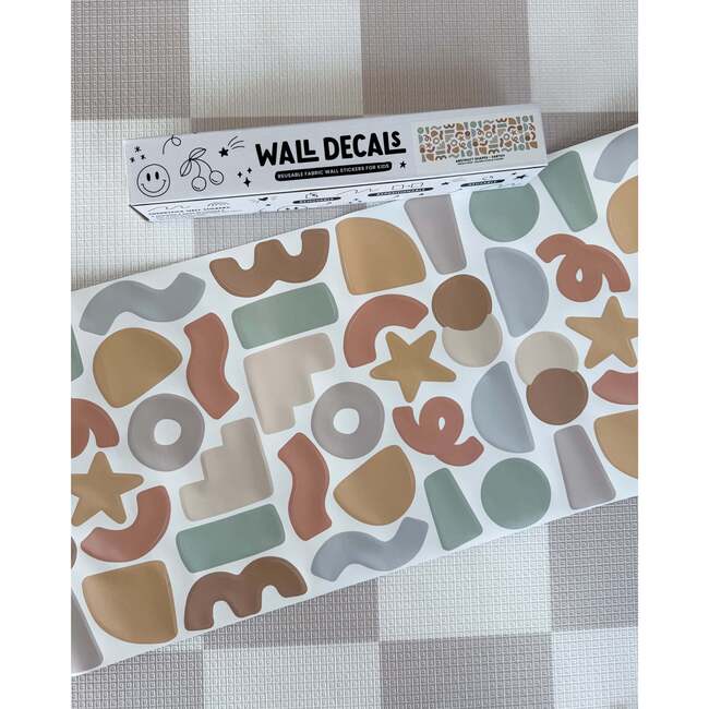 Peel & Stick Fabric Wall Stickers, Abstract Earth - Wall Décor - 4