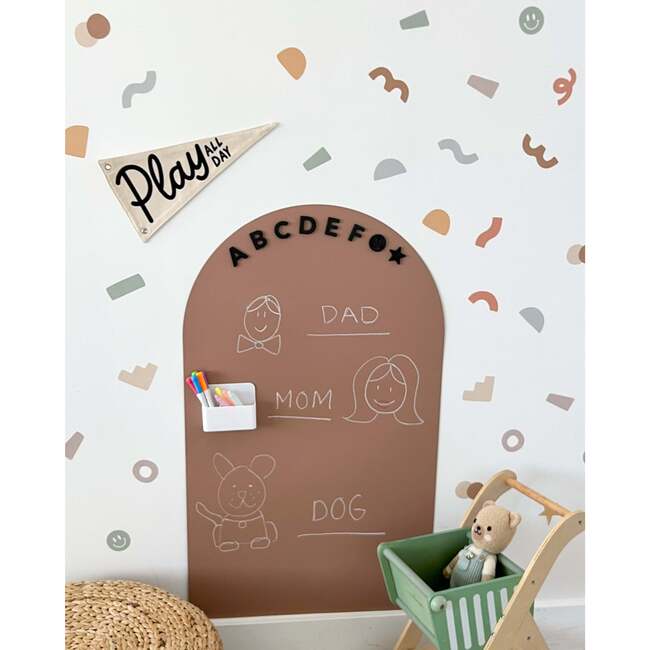 Peel & Stick Fabric Wall Stickers, Abstract Earth - Wall Décor - 7