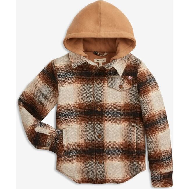Glen Hooded Shirt, Lumber Plaid