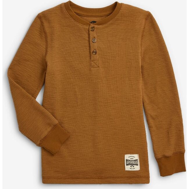 Craftsman Thermal Henley, British Khaki
