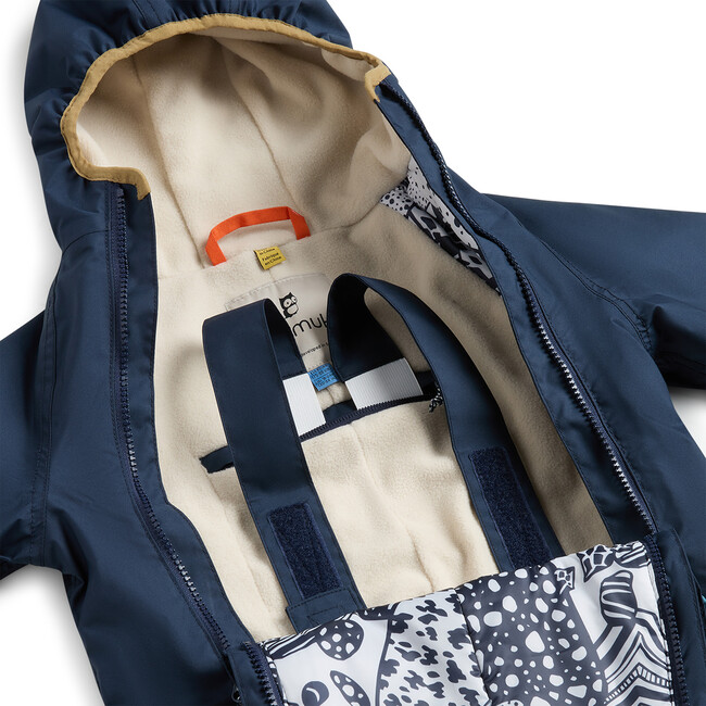 Zack baby winter overall, True navy - Snowsuits - 4