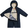 Zack baby winter overall, True navy - Snowsuits - 5
