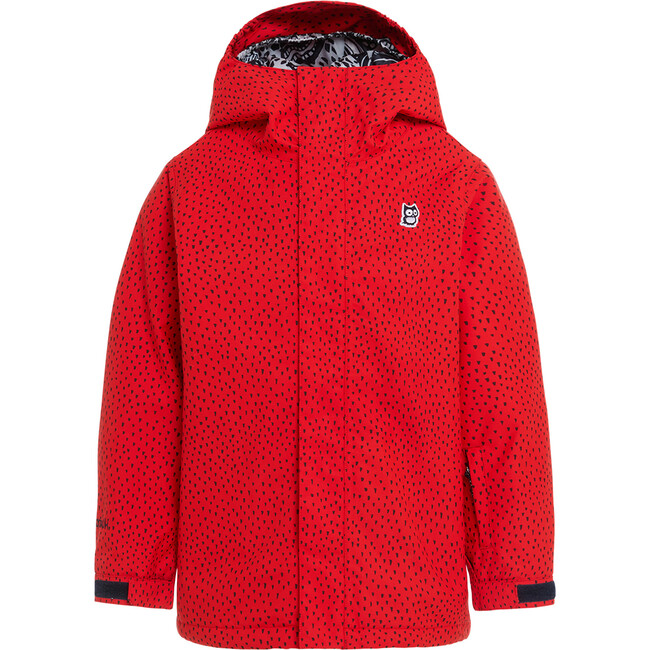 Tove snow jacket "Tittles", Real red