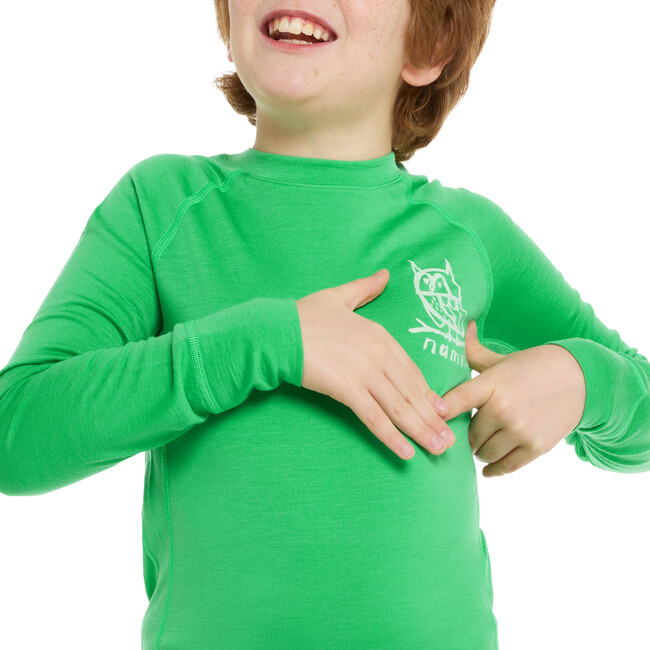 Uil Merino longsleeve "Elo", Rana green - Shirts - 5