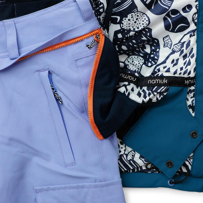 Tove snow jacket, Deep petrol - Jackets - 5
