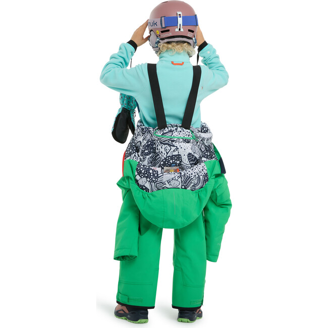 Quest snow overall, Rana green - Snowsuits - 4