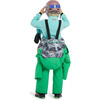 Quest snow overall, Rana green - Snowsuits - 4
