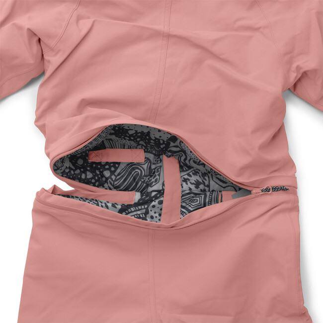 Quest snow overall, Dark rose - Snowsuits - 5