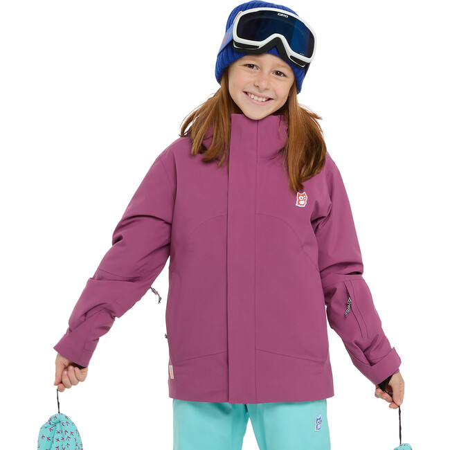Neve snow jacket, Ruby red - Jackets - 2