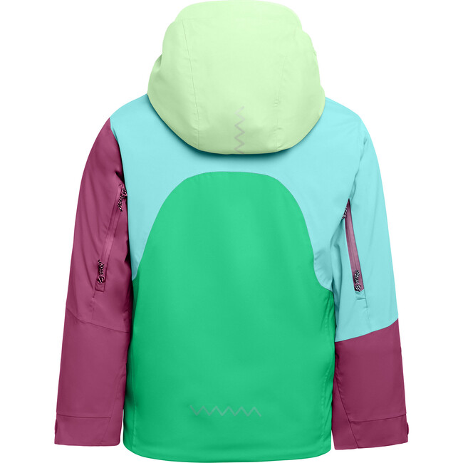 Neve snow jacket, Rana green / Manbali blue - Jackets - 3