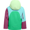 Neve snow jacket, Rana green / Manbali blue - Jackets - 3