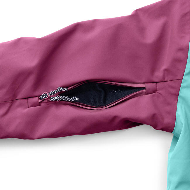 Neve snow jacket, Rana green / Manbali blue - Jackets - 6