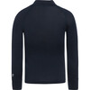 Honu Merino half-zip longsleeve "Rascal", True navy - Sweatshirts - 3