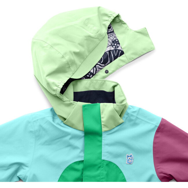 Neve snow jacket, Rana green / Manbali blue - Jackets - 9