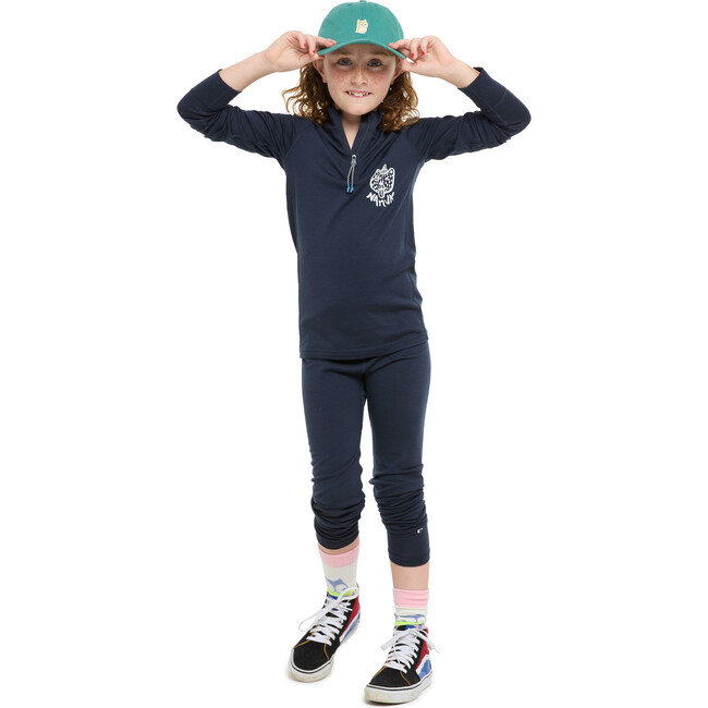 Honu Merino half-zip longsleeve "Rascal", True navy - Sweatshirts - 4