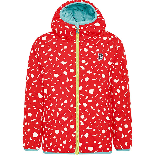 Glow reversible PrimaLoft jacket "Underground", Manbali blue / Real red