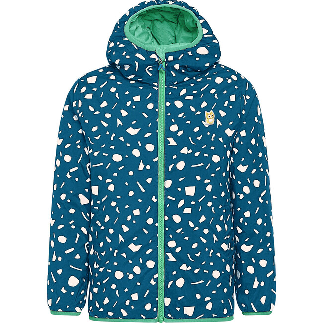 Glow reversible PrimaLoft jacket "Underground", Rana green / Deep petrol
