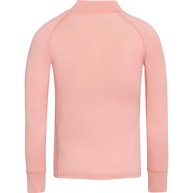 Honu Merino half-zip longsleeve "Rascal", Sunset rose - Sweatshirts - 3