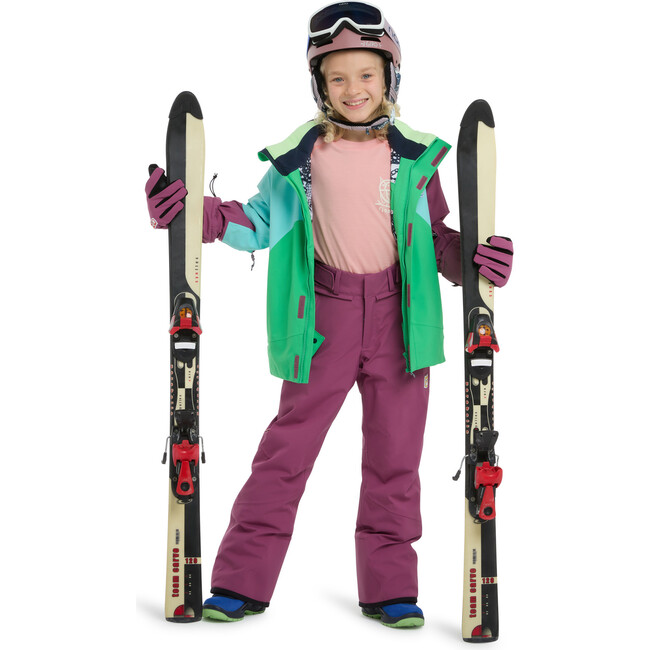 Lumi snow pants, Ruby red - Snow Pants - 4