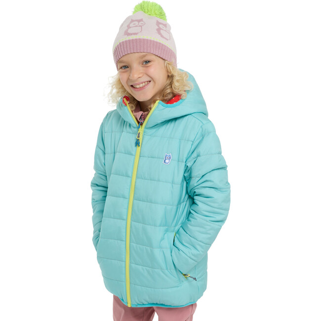 Glow reversible PrimaLoft jacket "Underground", Manbali blue / Real red - Jackets - 4