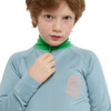 Honu Merino half-zip longsleeve "Rascal", Ice blue / Rana green - Sweatshirts - 5