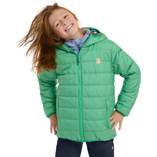 Glow reversible PrimaLoft jacket "Underground", Rana green / Deep petrol - Jackets - 4