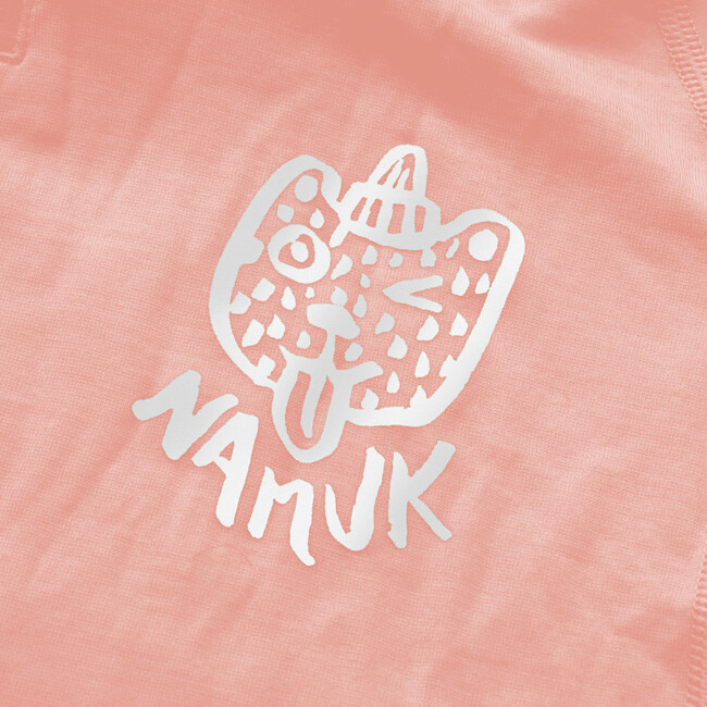 Honu Merino half-zip longsleeve "Rascal", Sunset rose - Sweatshirts - 5
