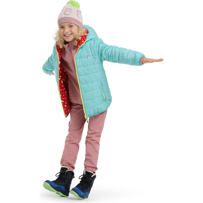 Glow reversible PrimaLoft jacket "Underground", Manbali blue / Real red - Jackets - 8
