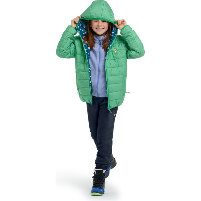Glow reversible PrimaLoft jacket "Underground", Rana green / Deep petrol - Jackets - 8