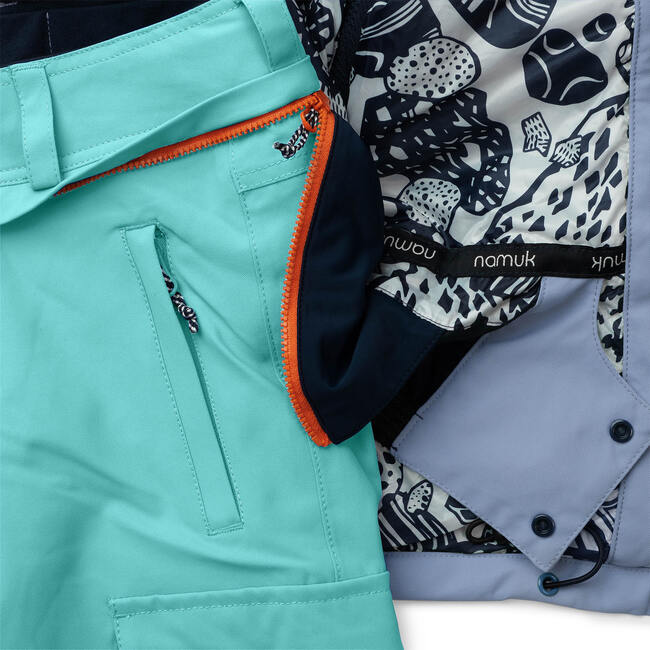 Crusade snow pants, Manbali blue / Deep petrol - Snow Pants - 5