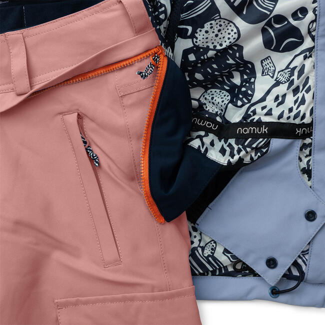 Crusade snow pants, Dark rose - Snow Pants - 5