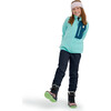 Avan bio-fleece jacket, Manbali blue / Deep petrol - Jackets - 4
