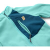 Avan bio-fleece jacket, Manbali blue / Deep petrol - Jackets - 5