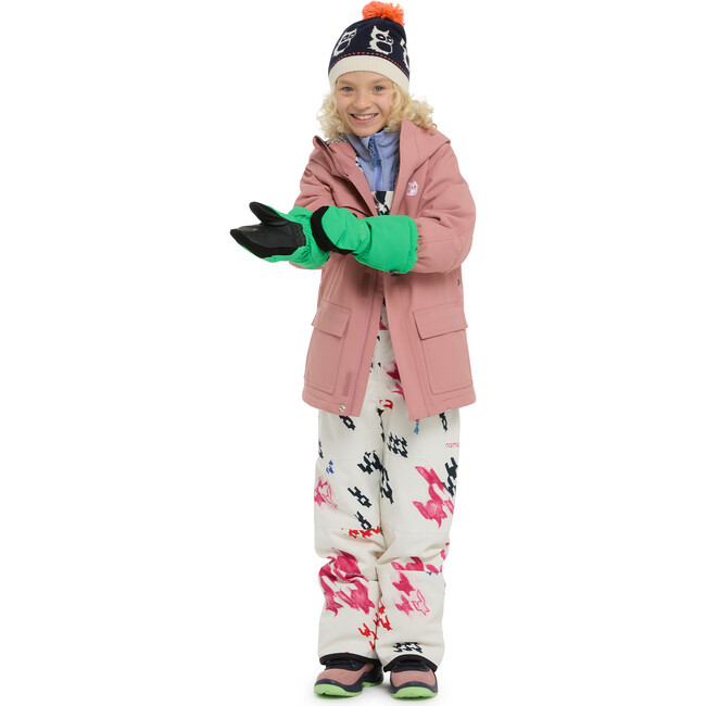 Mission snow jacket, Dark rose - Jackets - 4
