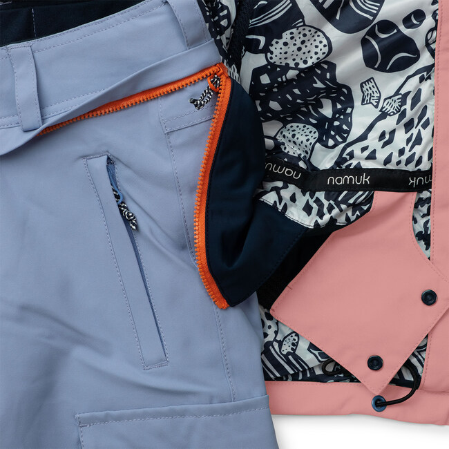 Mission snow jacket, Dark rose - Jackets - 5